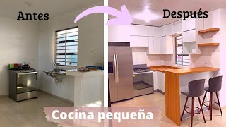 TRANSFORMACIÓN DE MI COCINA Infonavit 🏡 cocina pequeña  Mari Rade [upl. by Kinom21]