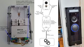 Deta Doorbell to Ring Doorbell Pro  UK Wiring Guide Direct To Transformer Install [upl. by Enitnatsnoc]