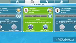 The Sims Freeplay Professions Specialization Training [upl. by Edla]