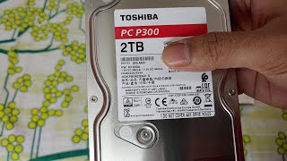 Toshiba 2TB P300 HDWD220UZSVA 35quot Internal Hard Drive Quick Benchmark 2021 [upl. by Aihtnic140]