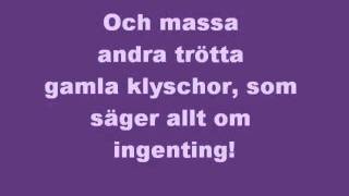 Markoolio amp Linda Bengtzing  Värsta schlagern LYRICS [upl. by Inek29]