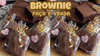 LUCRE MUITO COM BROWNIE FAÇA E VENDA BROWNIE MUITO FÁCIL DE PREPARAR [upl. by Anette]