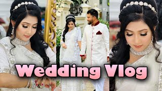 জাঁকজমক সাজে বিয়ের অনুষ্ঠানে 😍 Wedding Vlog  GRWM [upl. by Ganiats]