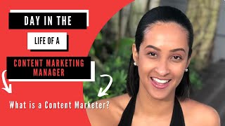 Day in the Life of a Content Marketing Manager [upl. by Aivatnahs]