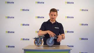 Blickle locking systems Stop Fix FI and Stop Top ST  castors with brakes [upl. by Lanevuj]