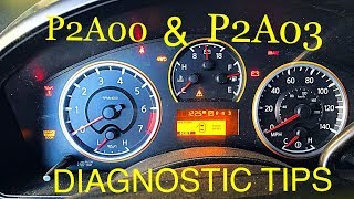 P2A00 amp P2A03 Diagnostic Tips [upl. by Bierman]