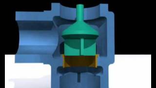 non return valve animation and cross section [upl. by Idnis]