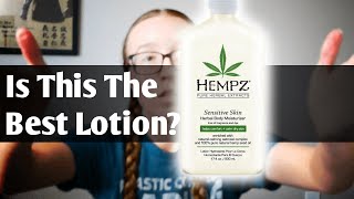 Hempz Sensitive Skin Moisturizer Review [upl. by Irehs]