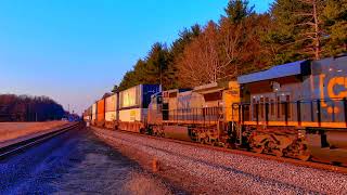 CSX 3006 amp CSX 7868 Cargo Train Multi Cam Video [upl. by Farrar350]