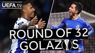 QUARESMA HAZARD Great UEL Round of 32 GOALS [upl. by Shorter]