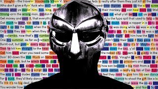 MF DOOM  Vaudeville Villain  Rhymes Highlighted [upl. by Beffrey]