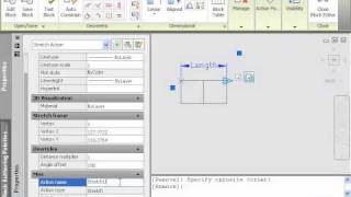 How To Make Dynamic Blocks in AutoCAD 2011 [upl. by Vasta505]