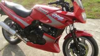 Kawasaki GPZ 500 S EX500 Sound and run [upl. by Azelea]