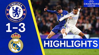 Chelsea 13 Real Madrid  Champions League Highlights [upl. by Murtagh]