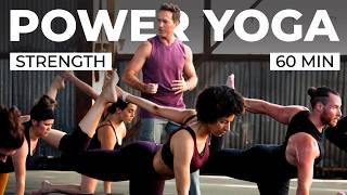 60 minute Power Yoga quotStrengthquot with Travis Eliot [upl. by Accalia]