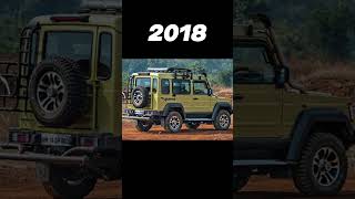 👿Evolution of Force Gurkha 20082024 🔥 shorts trending status offroad systummm [upl. by Pfeffer]