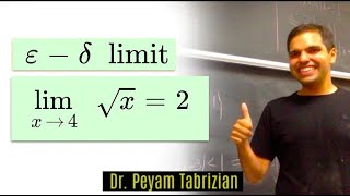 Epsilon delta limit Example 6 Square Roots [upl. by Alvera]