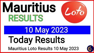 Loto Mauritius Draw Results 10 May 2023  Mauritius Lotto results [upl. by Yeslek]