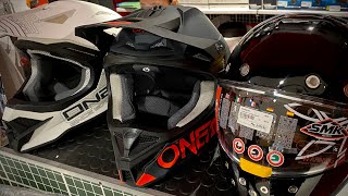 Helmet Unboxing  Oneal mx 5 series and 3 series  SMK Eldorado [upl. by Yt]