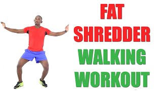 FAT SHREDDER Full Body Walking Workout at Home Walk 6000 Steps in 40 Minutes 🔥 400 Calories 🔥 [upl. by Clemmy]