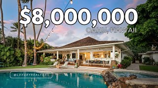 Tour this splendid 8000000 villa in Oahu Hawaii [upl. by Osicran346]