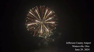 4th of July Fireworks Display 2024  Wintersville Ohio [upl. by Sada543]