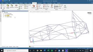 FSAE Torsional Stiffness Simulation in ANSYS  Part 1 [upl. by Hairehcaz]