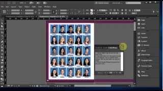 Flowing Multiple Photo Like Lifetouch Yearbook Portraits In Adobe InDesign CC [upl. by Lambert897]