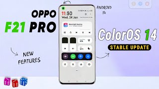 Oppo F21 Pro New Update  ColorOS 14 Full Review  ColorOS Background Stream Features  Android 14🔥🔥 [upl. by Alleahcim]