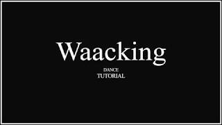 Waacking Dance Tutorial  Footwork [upl. by Ayam]