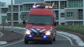 PRIO1 brandweer amp politie naar waterongeval Capelle aan den IJssel [upl. by Ylimme]