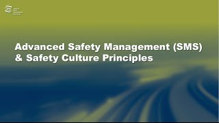 Advanced Safety Management SMS amp Safety Culture Principles 2016 APTA Rail Conference [upl. by Shira]