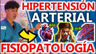 HIPERTENSIÓN ARTERIAL FISIOPATOLOGÍA  GuiaMed [upl. by Aenad]