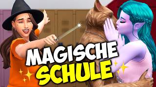 Wie ÜBERLEBT man Schule voller magischer Teenager 😱😂 Die Sims 4 Nesmeralda [upl. by Boutis]