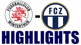 FC Zürich 42 FC Winterthur Highlights  Swiss Super League 202425 [upl. by Notlef351]