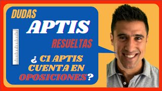 Baremo de oposiciones ¿Vale el C1 de Aptis🤓📚🔝📝 [upl. by Magnum]