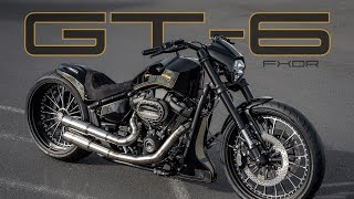 Thunderbike GT 6  customized HarleyDavidson FXDR [upl. by Aizirtap]