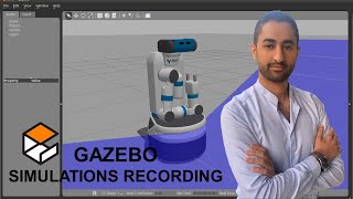 Gazebo Simulator Simulation Recording [upl. by Peterec]