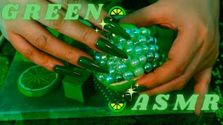 ASMR Green Triggers for Sleep  Fast ASMR  NO TALKING [upl. by Elsworth]