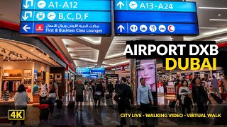 Dubai Airport DXB ❤️ complete walking tour [upl. by Berkeley144]