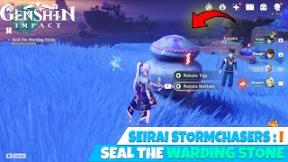 Seal the warding stone Puzzle Genshin Impact Part 1 [upl. by Fishman]