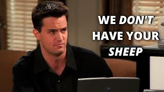 Chandler being Sarcastic for 4 minutes straight [upl. by Depoliti506]