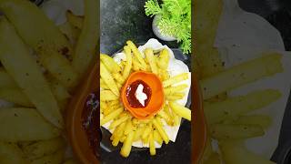 French fries 🥔 at home 😋 food frieslover fries streetfood recipe youtubeshorts shorts [upl. by Brittan]