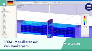 RFEM  Modellieren mit Volumenkörpern [upl. by Cir]