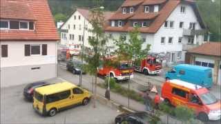 Wohnungsbrand in Nagold Iselshausen  16052013 Am Mittag 1430 Uhr [upl. by Biamonte]