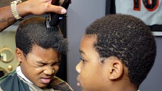 😱KID HAIRCUT TRANSFORMATION😱 HIGH FADE TUTORIAL HD [upl. by Ehcsrop]