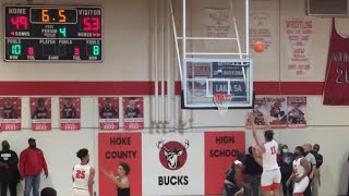 Intense clash on Hoke’s senior night Pinecrest VS Hoke basketball highlights 2822 [upl. by Ranitta]