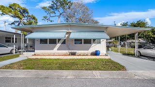 Eldorado Village Largo FL 2 Bedroom Double Wide Mobile Home For Sale 2 Dogs Allowed [upl. by Elah32]