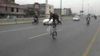 Bmx Wheeling King Of Pakistan [upl. by Descombes]