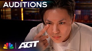 Kevin Lis incredible magic leaves the judges SPELLBOUND  Auditions  AGT 2023 [upl. by Hamner]